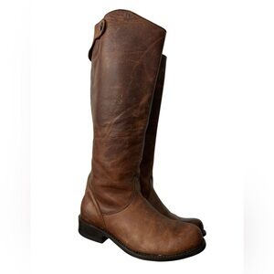 Women's Stetson Leather Cowgirl Riding Boots Size 6.5